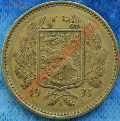 ФИНЛЯНДИЯ - 5 марок 1931 - до 11 июля - 074