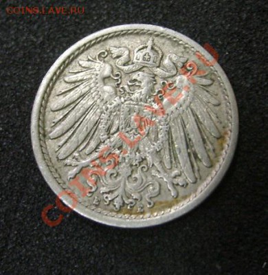 ГЕРМАНСКАЯ ИМПЕРИЯ,5 ПФЕННИГОВ 1912 Е !до 07.07.2013 - S6000784.JPG
