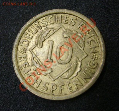 ГЕРМАНИЯ,10 РЕЙХСПФЕННИГОВ 1929А ( бронза)!!до 7.07.2013 - S6000789.JPG