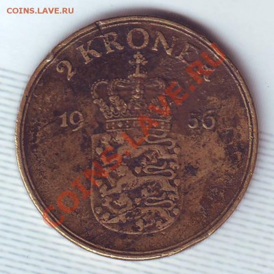 Дания.2 Кроны.1956. до 12 Июля - 19560021.JPG