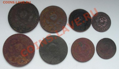 Медь 1924года 1к,2к,3к,5коп. 8шт - медь1924..JPG