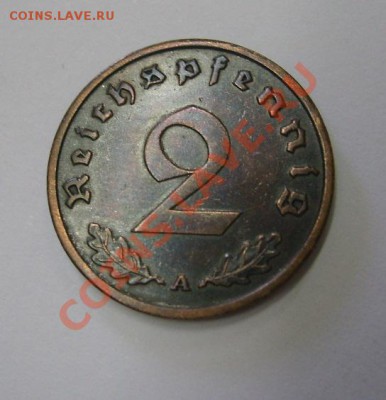Третий Рейх, 2 РЕЙХСПФЕННИГА 1937А (бронза )!!до 10.07.2013 - S6000079.JPG