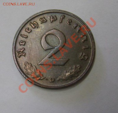 Третий Рейх, 2 РЕЙХСПФЕННИГА 1939 D (бронза )!!до 10.07.2013 - S6000067.JPG