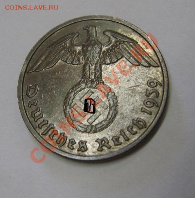 ГЕРМАНИЯ, 2 РЕЙХСПФЕННИГА 1939 Е (бронза )!!до 10.07.2013 - S6000066.JPG