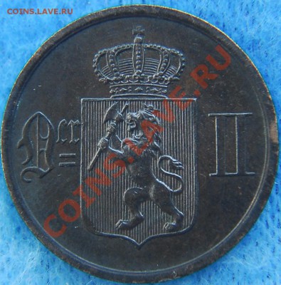 НОРВЕГИЯ - 2 эре 1889 - до 14 июля - 162