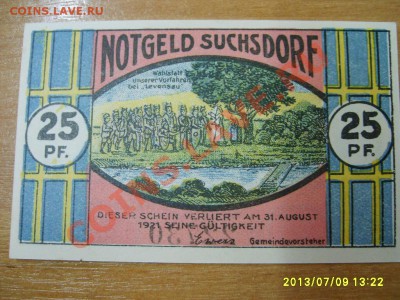 SUCHSDORF , 25 ПФЕННИГОВ 1921 г.!!до 11.07.2013 - S6000146.JPG