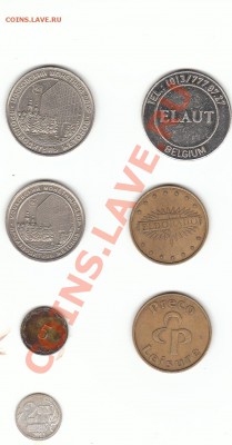 обмен 1811-2013, Россия, СССР, евро, инострань - Жетоны