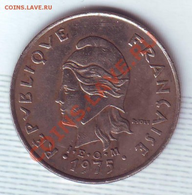 Франц.Полинезия.20 Франков.1975. до 15 Июля - 19750033.JPG