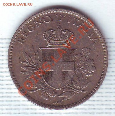 Италия.20 Чентезими.1918. до 15 Июля - 19180020.JPG