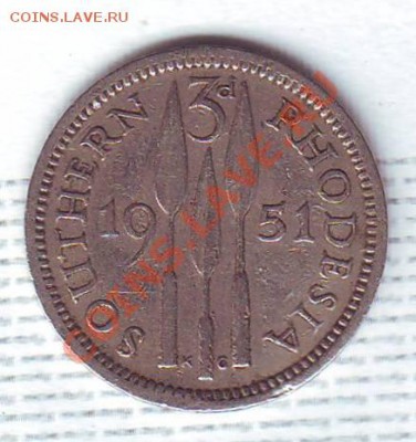 Ю.Родезия.3 Пенса.1951.Копья. до 15 Июля - 19510045.JPG