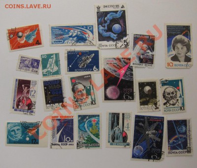 МАРКИ космос, 20шт, до 15.07.13г 22-00мск - космос