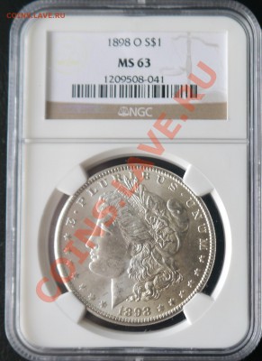 1$ США Морган 1898 O NGC ms 63 до 16.07 22:10 Мск - P1010619.JPG