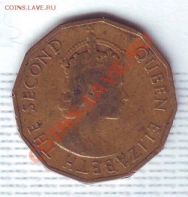 Брит.Нигерия.3 Пенса.1950. до 16 Июля - 19500036.JPG