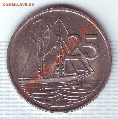 Кайманы.25 Центов.1982.Парусник. до 16 Июля - 19820044.JPG