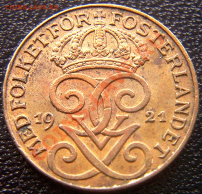 Швеция_1 эре 1921; до 11.07_22.04мск - 5526