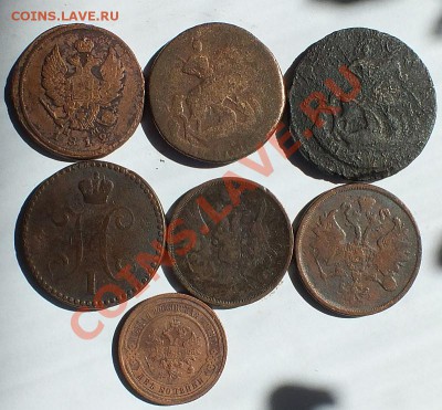 2 копейки 1757,1788,1812,1840,1854,1865,1910 - 5