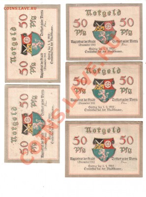 [DE] Нотгельды г. Треффурт (6 шт.), 14.07 @ 22:00 - banknote_0277