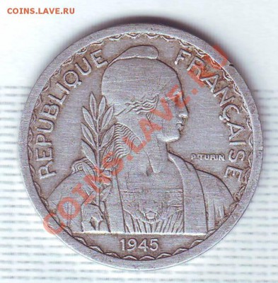 Франц.Индокитай.20 Сантимов.1945. до 18 Июля - 19450049.JPG