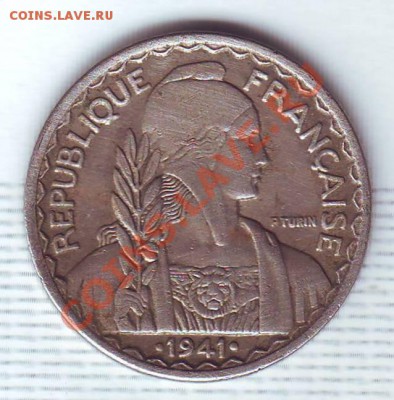 Франц.Индокитай.20 Сантимов.1941. до 18 Июля. - 19410069.JPG