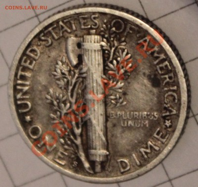 Монета США 1937 года. One dime. - м1.JPG