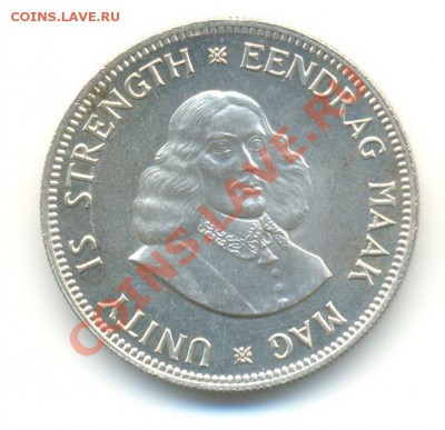 Ag. ЮАР 20 центов 1961. UNC. до 19.07 22.00 - 2