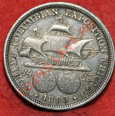 США, 50 центов Колумб 1983г, toned, до 18.07.13г 22-0мск - колумб_02.JPG