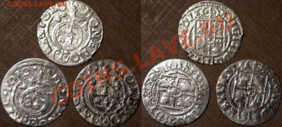 Полтораки польские, 3 шт., 1622, 1624, 1624 до 17.07  22-00 - 3полторака