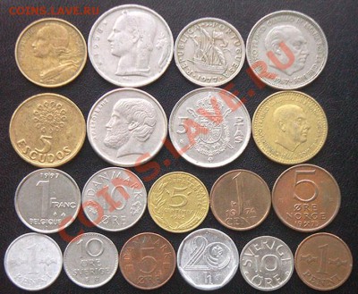 37 разных монет (см. фото и описание). До 14.07_22.04мск - 5807