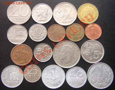 37 разных монет (см. фото и описание). До 14.07_22.04мск - 5809