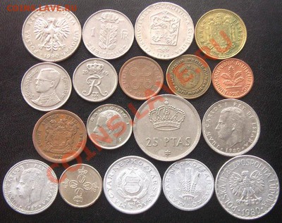 37 разных монет (см. фото и описание). До 14.07_22.04мск - 5810