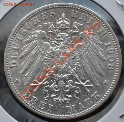 3 марки 1908 Германия Баден до 21.07.2013 в 15:00 - 3 марки 1908 Баден р.JPG