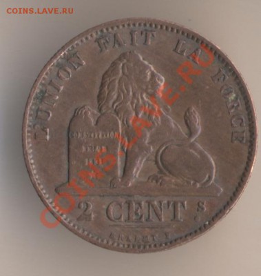бельгия 2 центовики 1919 и 1864 - 111