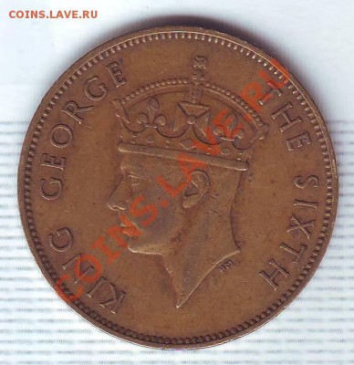 Брит.Ямайка.Пенни.1952.Георг 6. до 20 Июля - 19520037.JPG