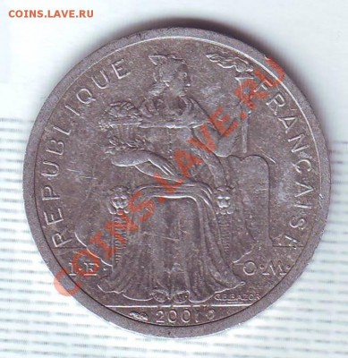 Франц.Полинезия.2 Франка.2001. до 20 июля - 20010023.JPG