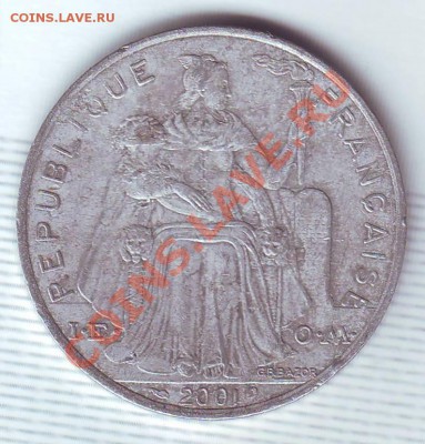 Франц.Полинезия.5 Франков.2001. до 20 июля - 20010025.JPG