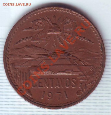 Мексика.20 Сентаво.1971. до 21 Июля - 19710057.JPG