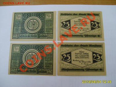 MONSCHAU,2 * 50пф + 3 * 25пф 1921 год!!Unc!!до 18.07.2013 - S6001019.JPG