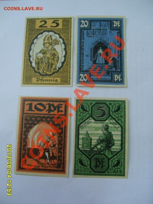 МЕРЗЕБУРГ,50пф * 6 +5,10,20,25 ПФЕННИГОВ 1921г !!Unc!до18.07 - S6001031.JPG