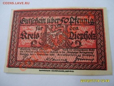 DIEPHOLZ,50 ПФЕННИГОВ 1920г !!до 18.07.2013 - S6000019.JPG
