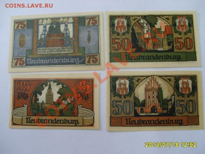 NEUBRANDENBURG,25 ПФ+ 2*50 ПФ.+ 75 ПФ. 1921гг(Анц)!!до18.07 - S6000027.JPG
