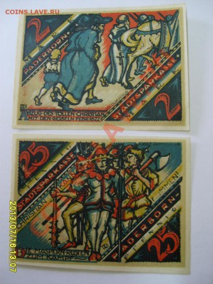 PADERBORN, 2 МАРКИ+25 ПФЕННИГОВ (Анц) !!до 18.07.2013 - S6000058.JPG