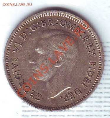 Ag.Австралия.6 Пенсов.1951. до 23 Июля - 19510051.JPG