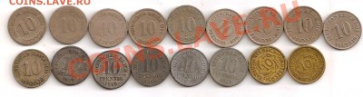 Германия 1874-1922гг. 5-PFENNIG 24 штуки. разные года. - сканирование0025