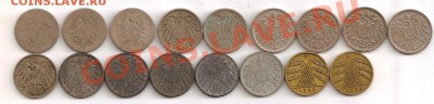 Германия 1874-1922гг. 5-PFENNIG 24 штуки. разные года. - сканирование0026