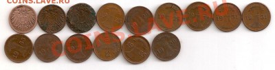 Германия 1874-1922гг. 5-PFENNIG 24 штуки. разные года. - сканирование0029