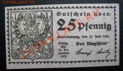 1920 Qvedlinburg, 25 пф, до 23.07 в 21-00 мск - 25 квед а