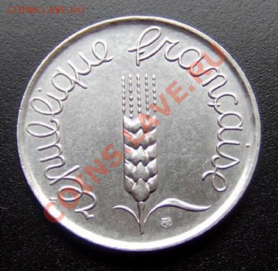 ФРАНЦИЯ 5 сантимов (1962) до 21.07 (22.00) - Франция 5 сантимов (1962) А