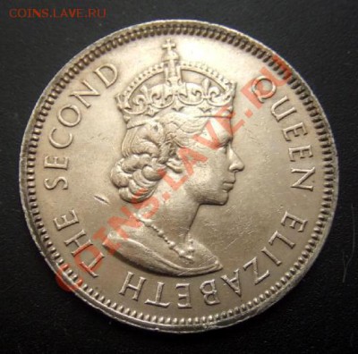 МАЛАЙЯ и БРИТ. БОРНЕО 20 центов (1961) до 21.07 (22.00) - Малайя и Брит. Борнео 20 центов (1961) XF №1 А