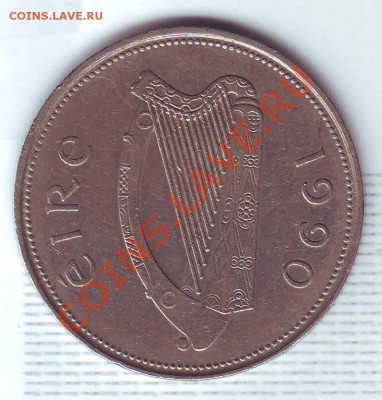 Ирландия.Фунт.1990.Олень. до 24 июля - 19900055.JPG