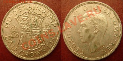 2 кроны 1942 Георг 6 до 23.07, 22- - Полукрона 1942.JPG